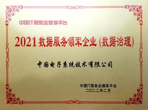 2021数据服务领军企业（数据治理）-永乐高系统